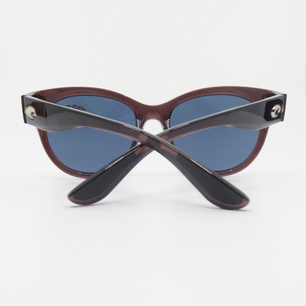 Costa MAYA 06S9011-0555 Translucent Brown/Blue Cat Eye Polarized New Sunglasses - Picture 6 of 7